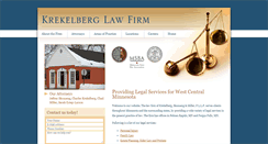 Desktop Screenshot of krekelberglaw.com