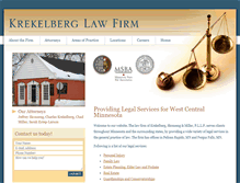 Tablet Screenshot of krekelberglaw.com